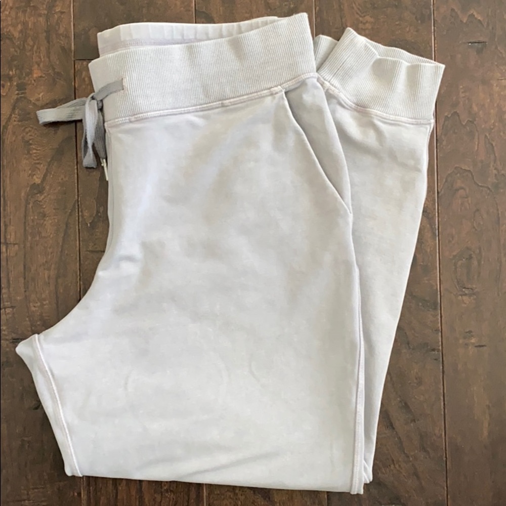 Lululemon Stonewashed grey jogger